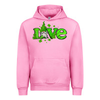 Fuchsia Pink love st patricks gnome Urban Hoodie - Jasminsmagicworld