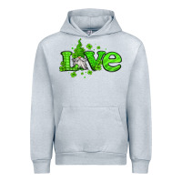 Heather Grey love st patricks gnome Urban Hoodie - Jasminsmagicworld