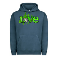 Pigment Midnight Navy love st patricks gnome Urban Hoodie - Jasminsmagicworld