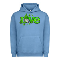 Pigment Pebble Blue love st patricks gnome Urban Hoodie - Jasminsmagicworld