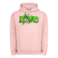 Pigment Salmon love st patricks gnome Urban Hoodie - Jasminsmagicworld