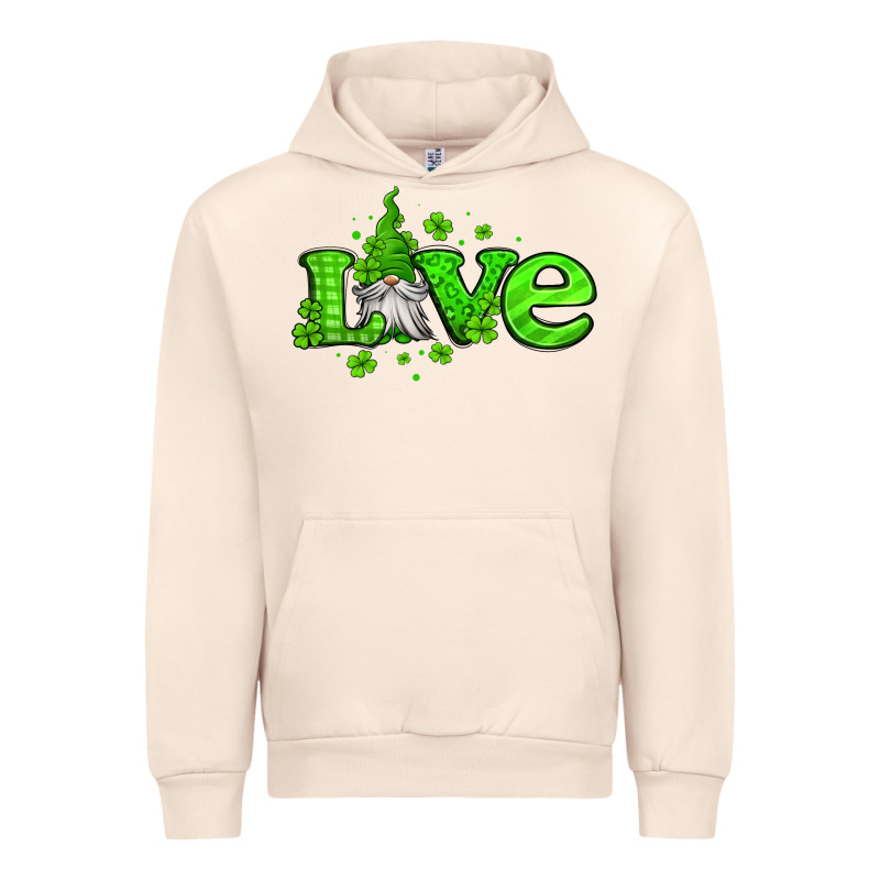 Love St Patricks Gnome Urban Hoodie by Jasminsmagicworld | Teevron