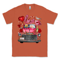 Copper valentine's day truck love bird letter Classic Tee - FaDigitalArtStudio