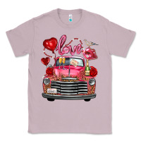 Lilac valentine's day truck love bird letter Classic Tee - FaDigitalArtStudio
