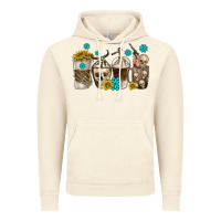 Vintage Artic coffee cups bull skull with gemstones Vintage Hoodie - texasbilliewilder