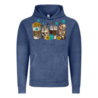 Vintage Denim coffee cups bull skull with gemstones Vintage Hoodie - texasbilliewilder