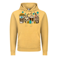 Vintage Mustard coffee cups bull skull with gemstones Vintage Hoodie - texasbilliewilder