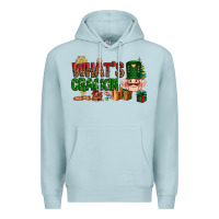 Blue Mist What's crackin Christmas Premium Hoodie - NancyCooperArtShop