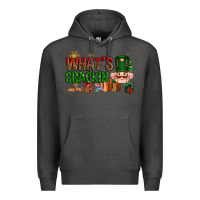 Charcoal Heather What's crackin Christmas Premium Hoodie - NancyCooperArtShop