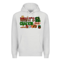 Dove Grey What's crackin Christmas Premium Hoodie - NancyCooperArtShop