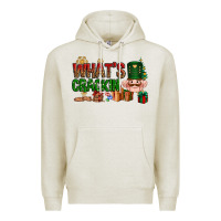 Oatmeal Heather What's crackin Christmas Premium Hoodie - NancyCooperArtShop
