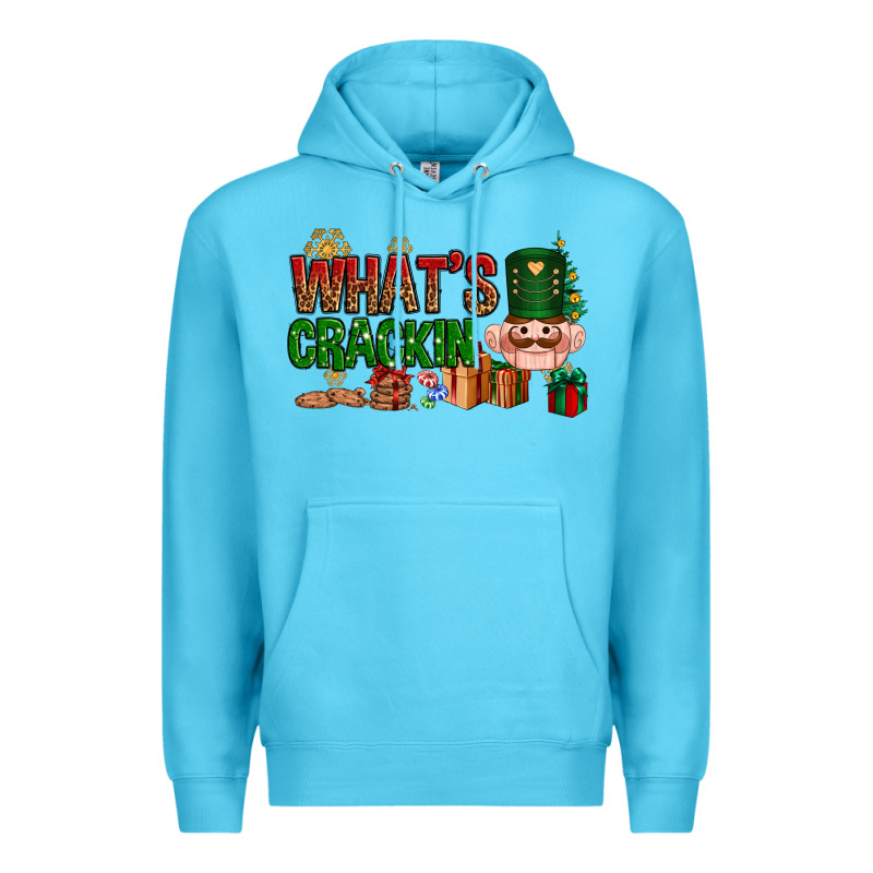 What's Crackin Christmas Premium Hoodie by NancyCooperArtShop | Teevron