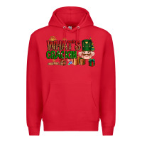 Red What's crackin Christmas Premium Hoodie - NancyCooperArtShop