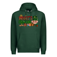Sports Green What's crackin Christmas Premium Hoodie - NancyCooperArtShop