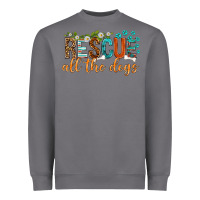 Rescue All The Dogs Heavyweight Sweatshirt | Teevron