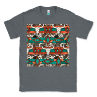 Charcoal Heather native american aztec seamless pattern 3 Classic Tee - BundleAndBundleShop