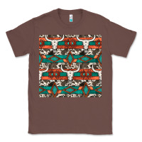 Chestnut native american aztec seamless pattern 3 Classic Tee - BundleAndBundleShop