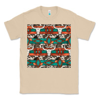 Mushroom native american aztec seamless pattern 3 Classic Tee - BundleAndBundleShop