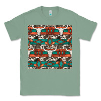 Sage native american aztec seamless pattern 3 Classic Tee - BundleAndBundleShop