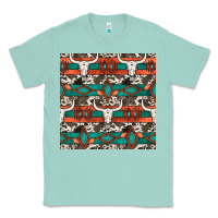 Seafoam native american aztec seamless pattern 3 Classic Tee - BundleAndBundleShop
