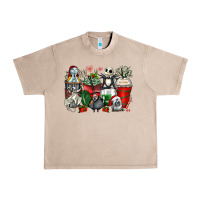 French Oak Christmas cartoon characters coffee cups Urban Heavy Tee - Zillion Design Studio