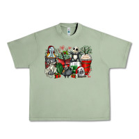 Oil Green Christmas cartoon characters coffee cups Urban Heavy Tee - Zillion Design Studio