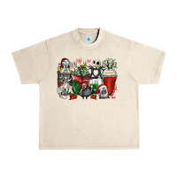Sandshell Christmas cartoon characters coffee cups Urban Heavy Tee - Zillion Design Studio