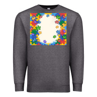 Charcoal Heather autism Premium Sweatshirt - MaliasSmallBusiness