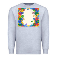 Heather Grey autism Premium Sweatshirt - MaliasSmallBusiness