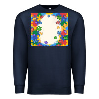 Navy autism Premium Sweatshirt - MaliasSmallBusiness