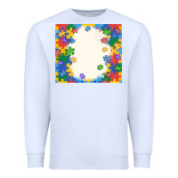 White autism Premium Sweatshirt - MaliasSmallBusiness