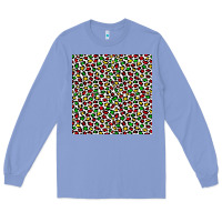 Colony Blue christmas leopard Long Sleeve Tee - FaDigitalArtStudio
