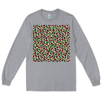 Heather Grey christmas leopard Long Sleeve Tee - FaDigitalArtStudio