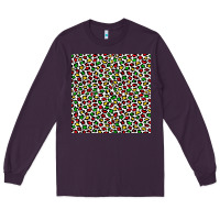 Plum christmas leopard Long Sleeve Tee - FaDigitalArtStudio