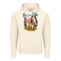 Vintage Artic chicken pig horse farm life Vintage Hoodie - texasbilliewilder