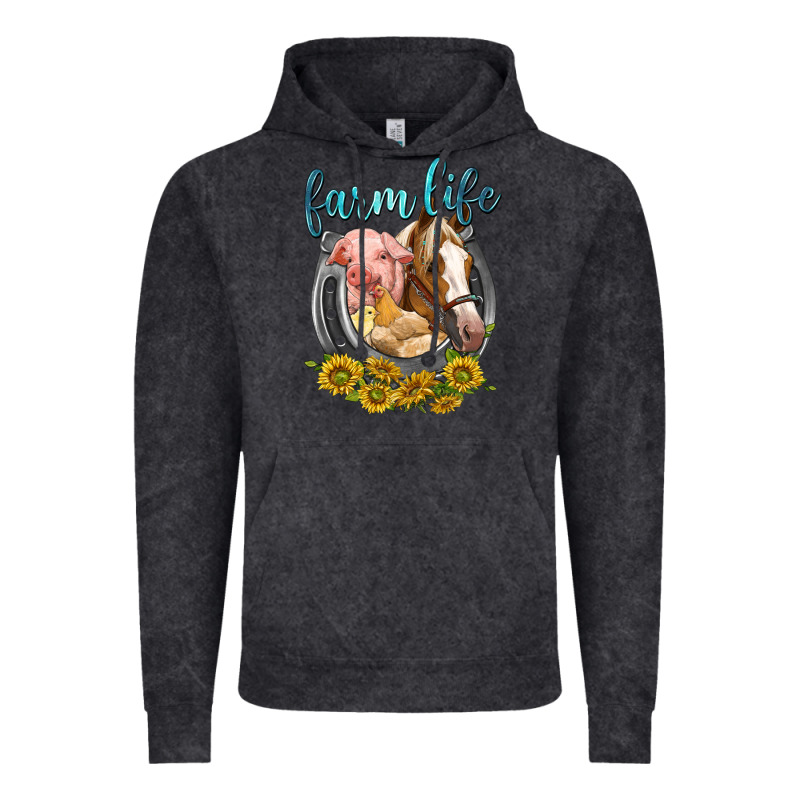 Chicken Pig Horse Farm Life Vintage Hoodie by texasbilliewilder | Teevron