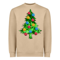 Mushroom sequin's christmas tree Heavyweight Sweatshirt - Zillion Design Studio