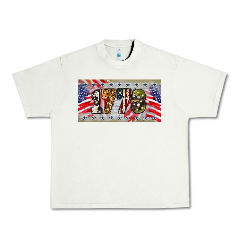 1776 4th Of July License Plate Urban Heavy Tee by BarkalooDesign | Teevron