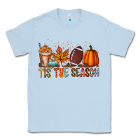 Dusty Blue tis the season Classic Tee - RacoonDesign