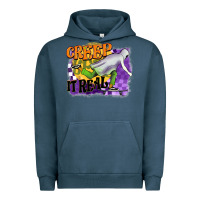 Pigment Midnight Navy creep it real Urban Hoodie - BarkalooDesign