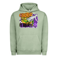 Pigment Oil Green creep it real Urban Hoodie - BarkalooDesign