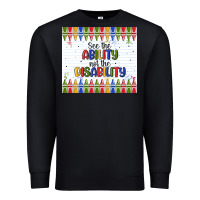 Black see the ability not the disability Premium Sweatshirt - MaliasSmallBusiness