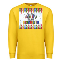 Lemon see the ability not the disability Premium Sweatshirt - MaliasSmallBusiness