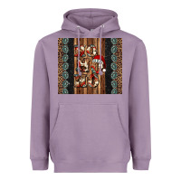 Lavender ho ho ho western christmas Heavyweight Hoodie - Jasminsmagicworld