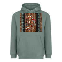 Sage ho ho ho western christmas Heavyweight Hoodie - Jasminsmagicworld