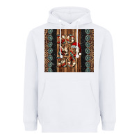 White ho ho ho western christmas Heavyweight Hoodie - Jasminsmagicworld