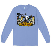 Colony Blue blessed Long Sleeve Tee - CowhideDigitalArt
