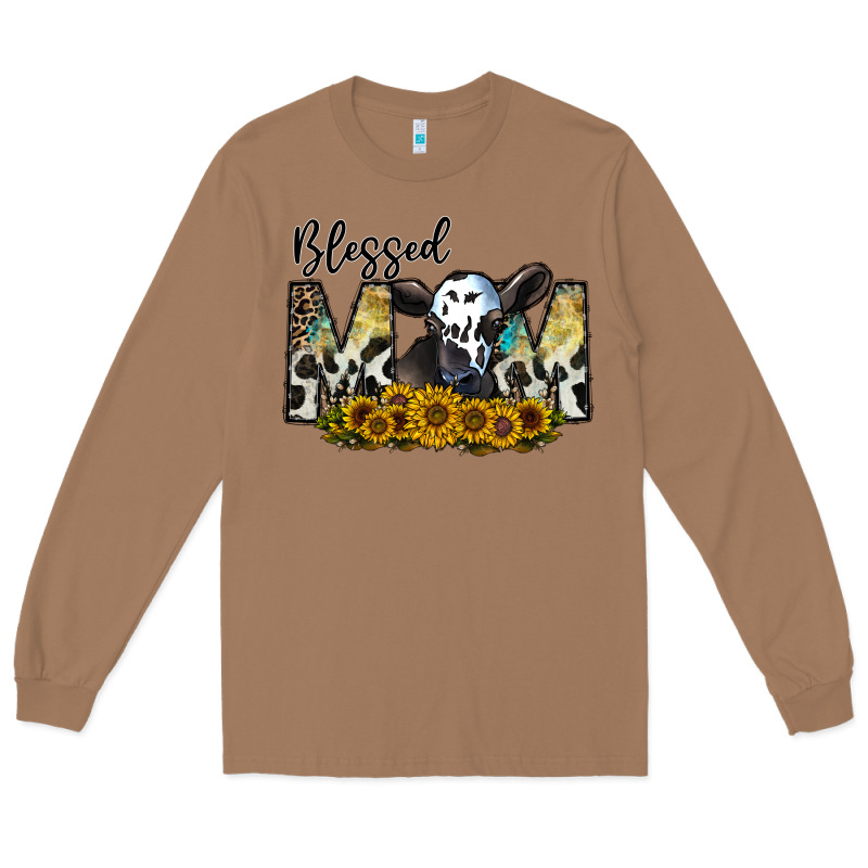 Blessed Long Sleeve Tee by CowhideDigitalArt | Teevron
