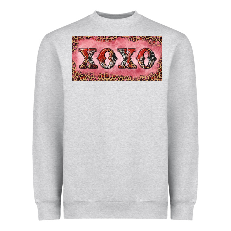 Xoxo Cowhide And Leopard Heavyweight Sweatshirt by RanaPortraitStore | Teevron