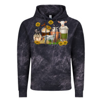 Cloud Black coffee cups goats Vintage Hoodie - texasbilliewilder